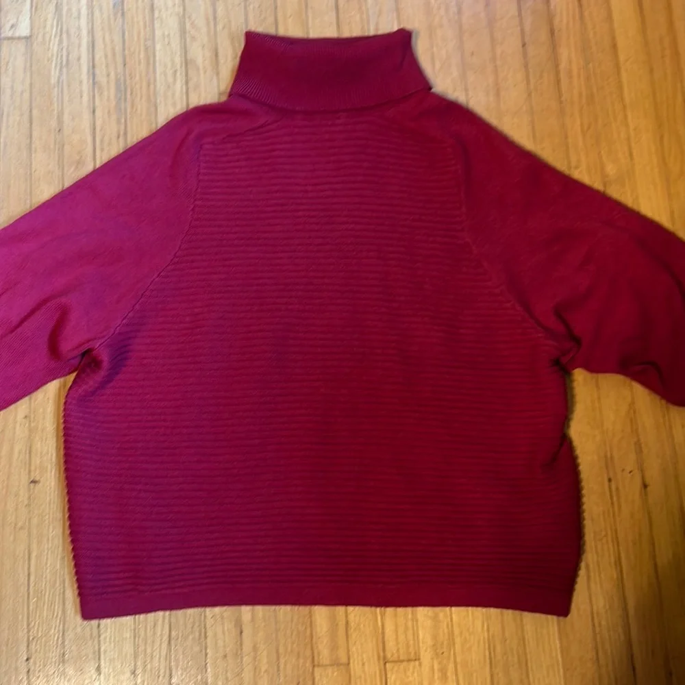Eloquii Deep Red Sweater, Awesome Condition, Warm but Not Too Warm! - Picture 5 of 10